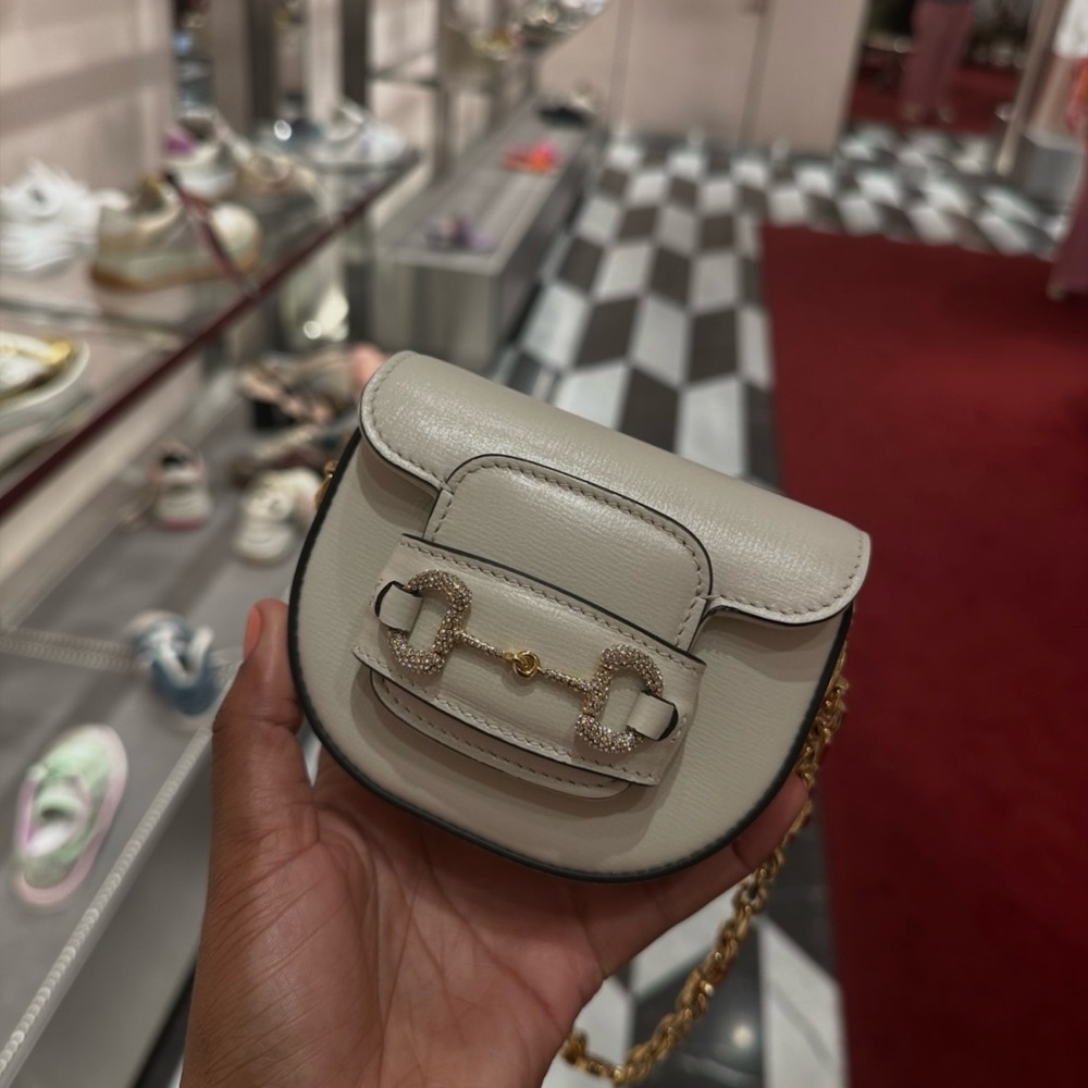 Gucci 1955 Mini Azaela Horsebit Belt Bag